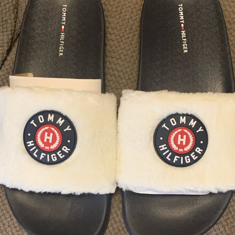Dory faux shearling Tommy Hilfiger slide sandal